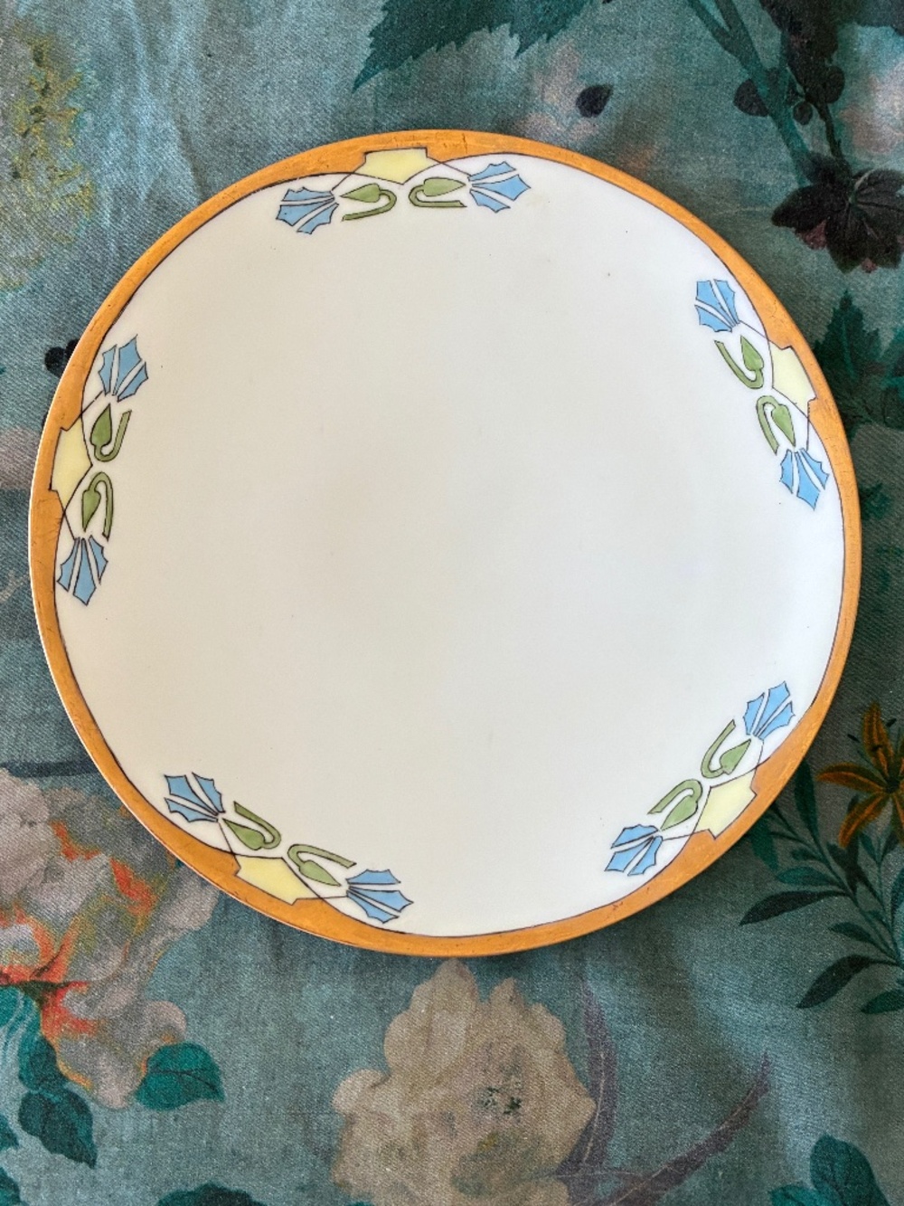 Antique Signed Thomas Sevres Bavaria Art Deco Plate